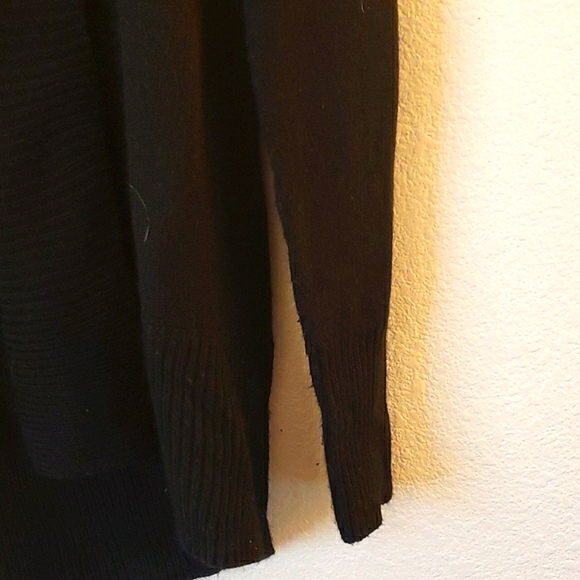 Apt.9 Black Shawl Collar Cardigan Academia Inspired Elbow Patches - Picture 7 of 7